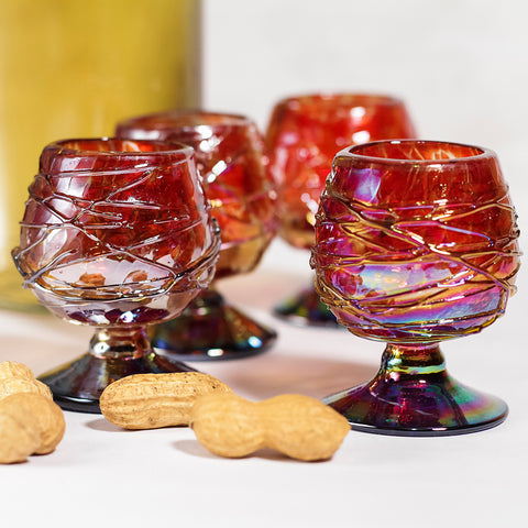 Hand-Blown Artisan Glassware