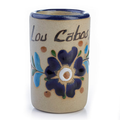 Vasos tequileros de cerámica alta temperatura - Set de 4 - 60 mL - Colección Playa - Los Cabos