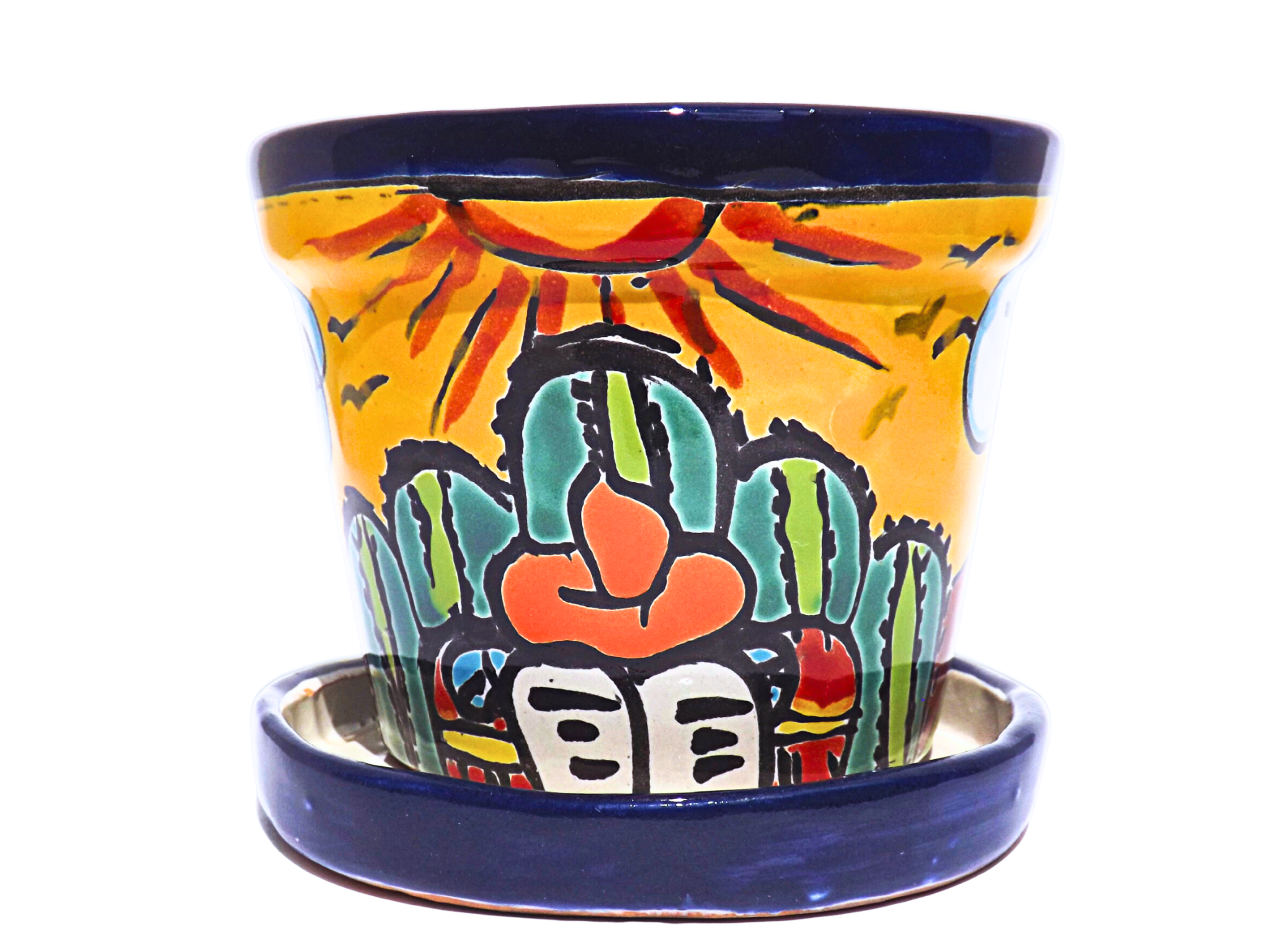 ceramic flower pots from mexico MEXTEQUIL