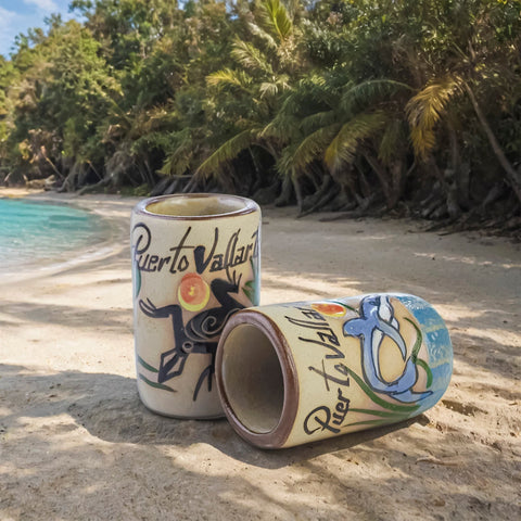 Talavera Shot Glasses - Destinos Turísticos