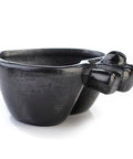 MEXTEQUIL - Tequila Shot Glasses - Set of 4 Oaxaca Black Clay Mexican Shot Glasses - 2 Oz (Mezcal Love) - MEXTEQUIL