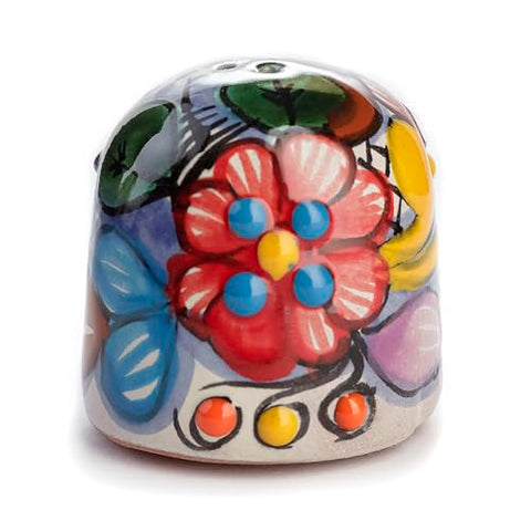 MEXTEQUIL Talavera Tequila Shot Glasses with Tray & Salt Shaker (Set of 2) - Hand-Painted Authentic Mexican Gift Set (Puebla) - MEXTEQUIL