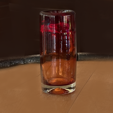 Hand Blown Shot Glasses - Set of 4 - 2 Oz (Red) - MEXTEQUIL: MEXICRAFT IMPORTS LLC