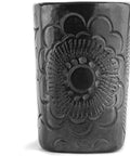 Authentic Handcrafted Barro Negro Square Mezcal Tequila Glasses, Set of Four