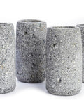 MEXTEQUIL Volcanic Basalt Rock Shot Glasses - Set of 4, 1.5oz, Eco-Friendly