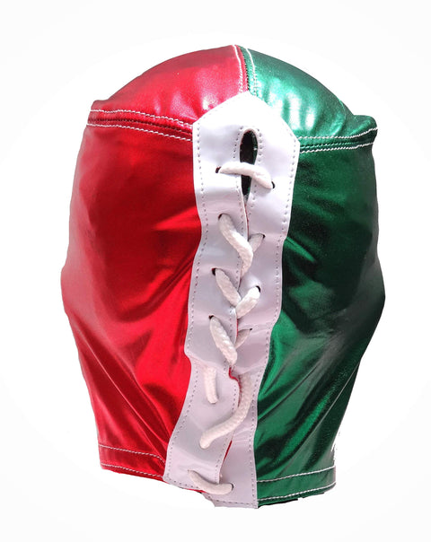 Luchador Mask Adult Wrestling Costume wear Mexican Lucha Libre Pro-Fit Lycra color: Rey Misterio - MEXTEQUIL: MEXICRAFT IMPORTS LLC