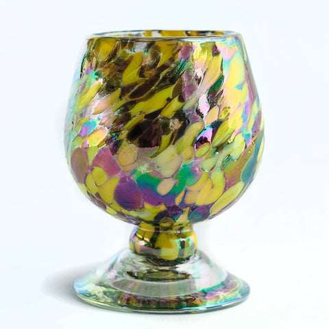 Mini Glass Snifters Hand Blown Shot Glasses - Set of 4 - 2 oz (Golden Hour Sips) - MEXTEQUIL: MEXICRAFT IMPORTS LLC