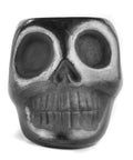 Black Clay Mexican Shot Glasses - Set of 4 - 2 Oz (Skull) - MEXTEQUIL: MEXICRAFT IMPORTS LLC