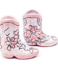 Talavera Cowboy Boot Shot Glasses - Set of 2 - 3 Oz (Pink) - MEXTEQUIL: MEXICRAFT IMPORTS LLC