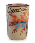 Ceramic Tequila Shot Glasses - Set of 4 - 2 Oz - Beach Collection (Cancun) - MEXTEQUIL