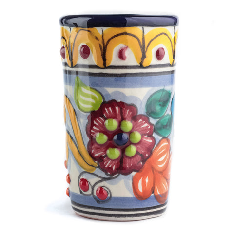 Talavera Shot Glasses - Set of 4 - 2 Oz (Puebla) - MEXTEQUIL: MEXICRAFT IMPORTS LLC