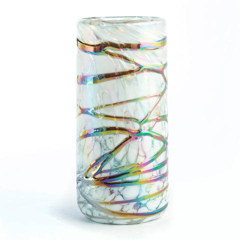 Hand Blown Shot Glasses - Set of 4 - 2 Oz (Frosty Fusion) - MEXTEQUIL: MEXICRAFT IMPORTS LLC