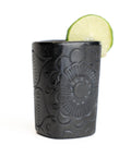 Black Clay Mexican Shot Glasses - Set of 4 - 2 Oz (Square) - MEXTEQUIL: MEXICRAFT IMPORTS LLC