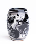 Talavera Shot Glasses - Set of 4 - 2 Oz (Black Barrel) - MEXTEQUIL: MEXICRAFT IMPORTS LLC