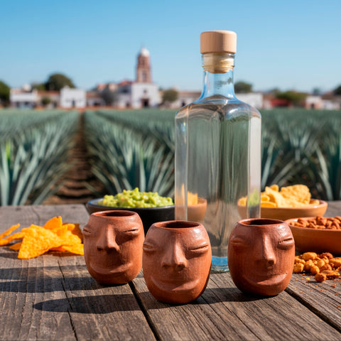 Oaxaca Red Clay Shot Glasses