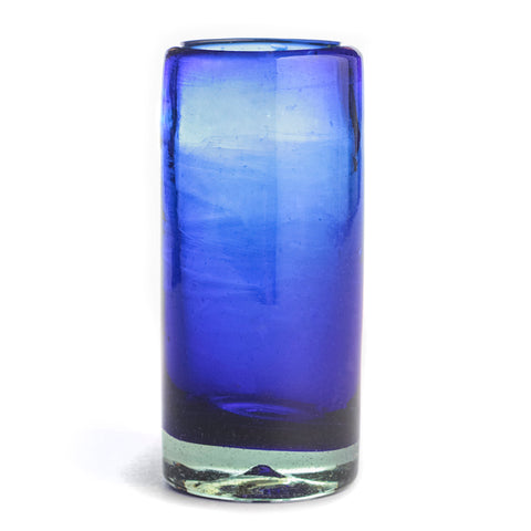 Hand Blown Shot Glasses - Set of 4 - 2 Oz (Cobalt) - MEXTEQUIL