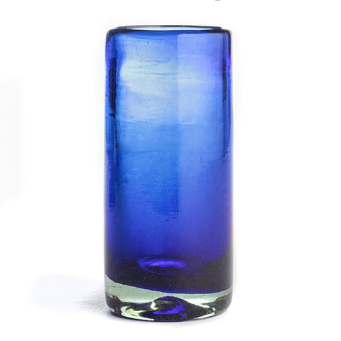 Hand Blown Shot Glasses - Set of 4 - 2 Oz (Cobalt) - MEXTEQUIL