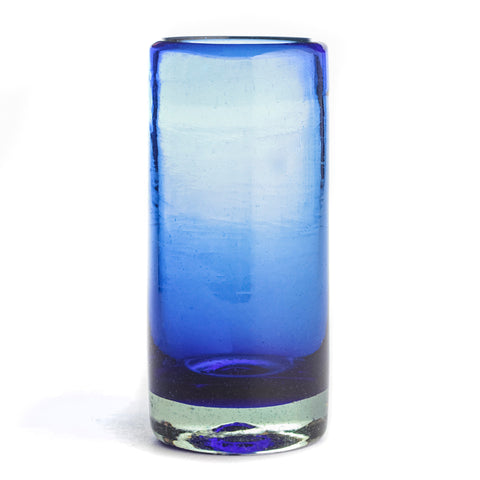 Hand Blown Shot Glasses - Set of 4 - 2 Oz (Cobalt) - MEXTEQUIL