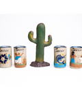 Ceramic Tequila Shot Glasses - Set of 4 - 2 Oz - Beach Collection (Cancun) - MEXTEQUIL: MEXICRAFT IMPORTS LLC